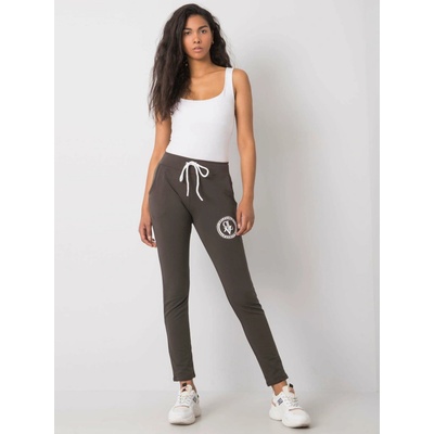 Sweatpants RV DR 5405.04X dark khaki hnedá RELEVANCE 2016102934646