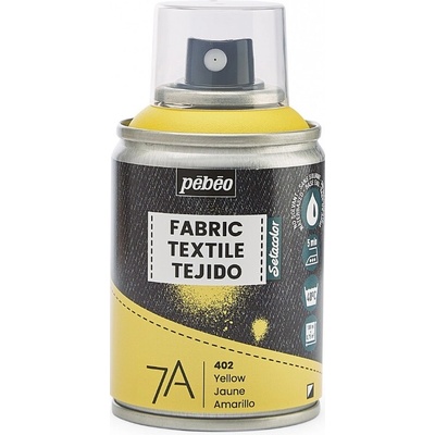 Pébéo 7A farba na textil ve spreji 100 ml 02 yellow
