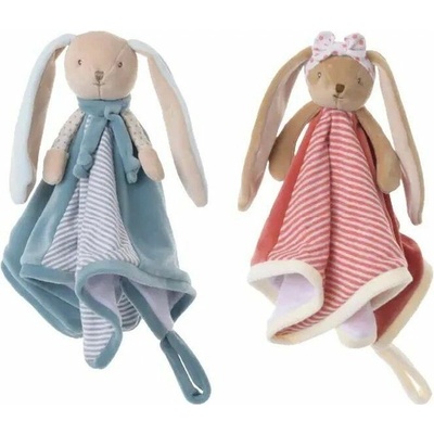 Bukowski muchláčik maznáčik Baby Bunny Rug modrý zajačik