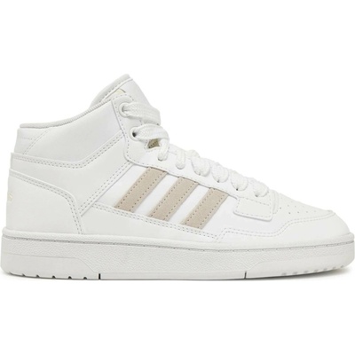 adidas detské členkové tenisky Rapid Court Mid J biela béžová