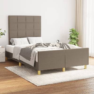 zahrada-XL 3125045 Rám postele bez matrace taupe textil