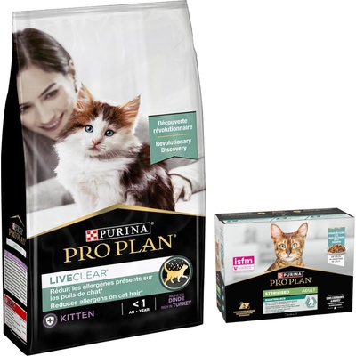Pro Plan LiveClear Sterilised Adult s morčacím 7 kg