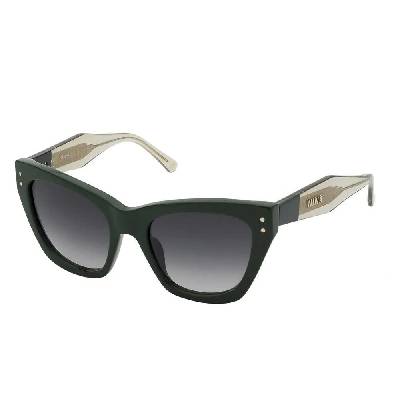 Слънчеви очила Nina ricci SNR323 woman sunglasses - Green (Shiny Dark Green)