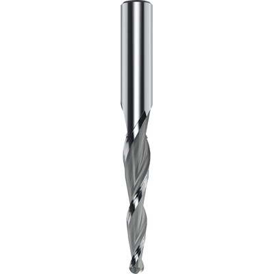 IGM F152 Řezbářská kuželová spirálová fréza HWM - D6x50 R3 A3° L100 S=12 Z2