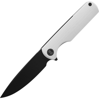Miguron Knives Perism-D2 White G10 handle,steel clip