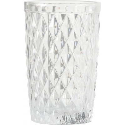 Boltze Home Dekorovaná sklenice AURORA transparentní 300 ml