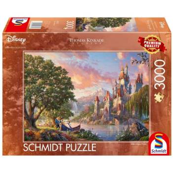 Schmidt Spiele Puzzle Schmidt Thomas Kinkade Disney Belle's Magicall World 3000pc (sch7372)