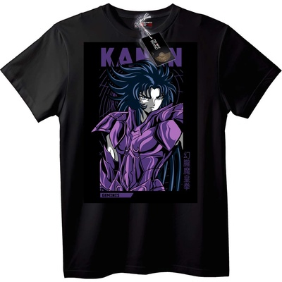 NOONEBRAND Кан Геминис Аниме Т-Шърт - 2XL, Black