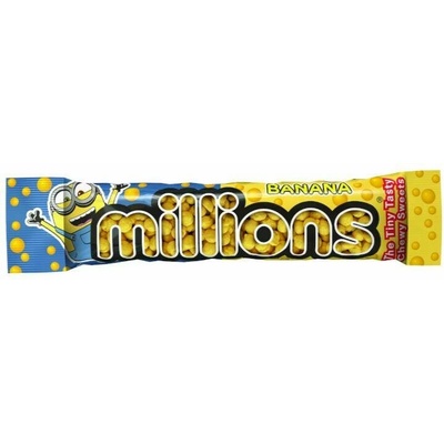 Millions Mimoni žvýkací bonbonky s příchutí banánu 40 g