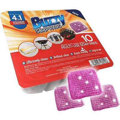 Buzzy Soap Pads drátěnka se saponátem 10 ks