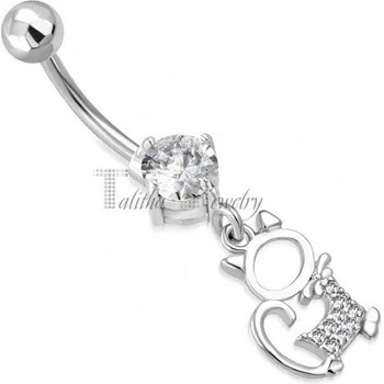 Image 1 of Talitha Обеца за пъп „Котенце