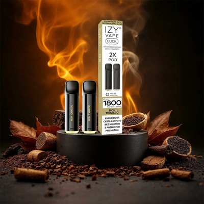 IZY CLICK Rich Tobacco 0 mg 2 ks