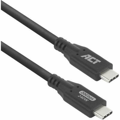 ACT AC7420 USB-C na USB-C 0,5m černý