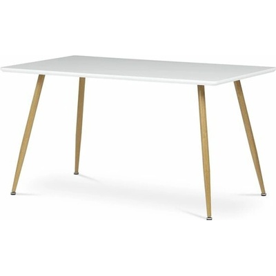 Autronic Zouk HT-W1214 WT Jídelní stůl 140 x 80 cm bílá