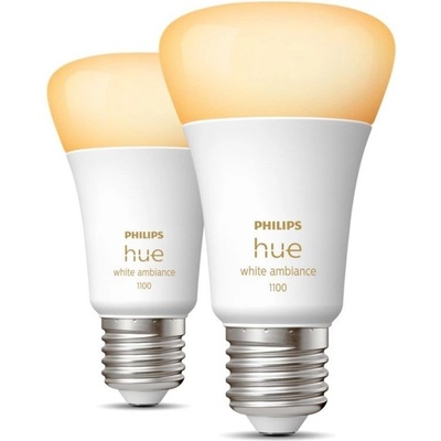 Philips Chytrá žárovka Hue Bluetooth, 8W, E27, White Ambiance, 2ks – Zboží Mobilmania