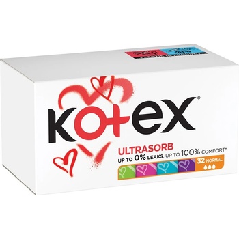 Kotex UltraSorb Normal тампони 32 бр