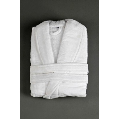 PROFOD HOTEL 2S VELOUR / Velur župan, 100% bavlna - bílá XXXL