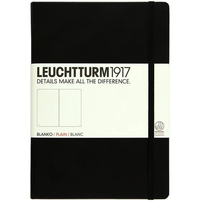 Leuchtturm1917 Zápisník Black Medium A5 čistý – Zboží Živě