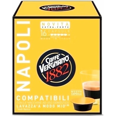 16 бр. кафе капсули Vergnano Napoli съвместими с кафемашини Lavazza A Modo Mio