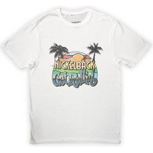 Nickelback Get Rollin' Sunset White XL Риза (NKBTS05MW04)