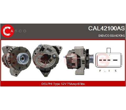 Generátor CASCO CAL42100AS