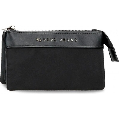 Pepe Jeans Morgan Black Trojkomorová peňaženka 7924331