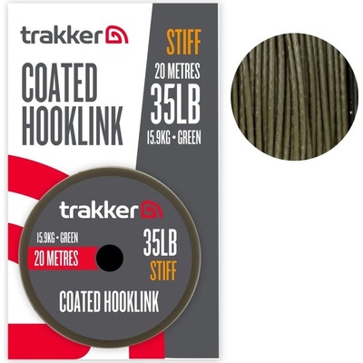 Nikl Trakker Products Trakker Náväzcová šnúra Stiff Coated Hooklink 20 m 35 lb 15,9 kg 20 m