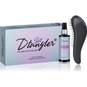 Dtangler We Care For Your Hair Set подаръчен комплект За коса Black Point 2 бр
