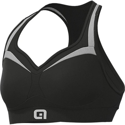 Alé Дамски спортен сутиен Alé Alé Bra Sports bra - Black / Titan Grey - размер XS/S (014-1587-0211)