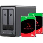 UGREEN DXP2800 +2x4TB NAS устройство