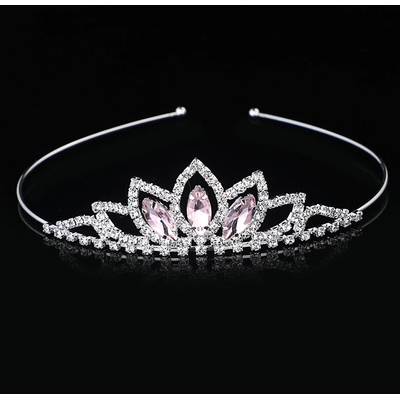 Naishide Jewelry Korunka do vlasů s barevnými krystaly Modrá
