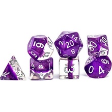 Sada kostek Gate Keeper Games Neutron Dice Violet 7-Dice Set