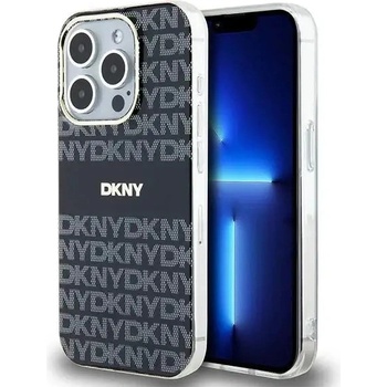 DKNY Кейс DKNY IML Mono & Stripe MagSafe за iPhone 13 Pro / 13, черен (3666339268039)