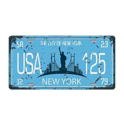 Ceduľa značka USA New York