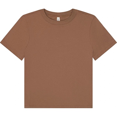 Heavy Boxy Tee hnědá