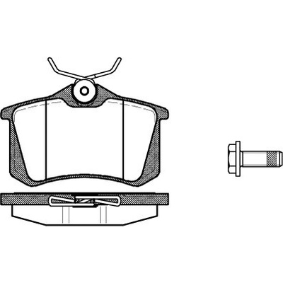 Sada brzdových platničiek kotúčovej brzdy REMSA 0263.05