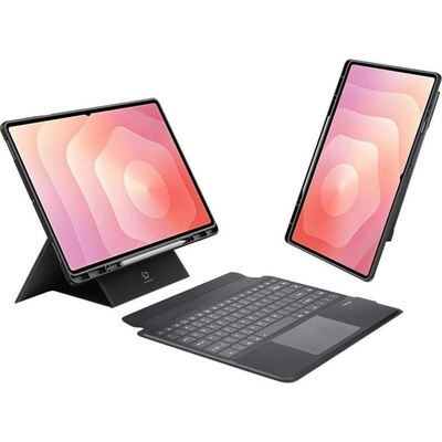Dux Ducis Калъф с Клавиатура за Samsung Tab S11 Ultra, Dux Ducis Keyboard 2in1 Case, Черен (6978943382733)