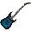 Jackson JS Series Dinky JS20 DKQ 2PT AH Transparent Blue Електрическа китара