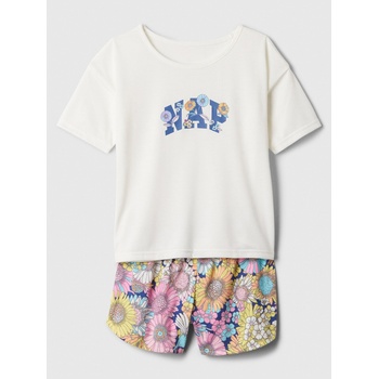 GAP Детска пижама с лого GAP GAP | Byal | Момичешки | 104