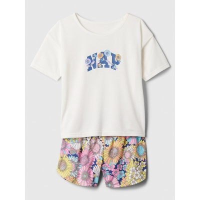 GAP Детска пижама с лого GAP GAP | Byal | Момичешки | 104