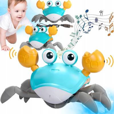 OEM - Interaktivní krab se zvukem zelený – Zboží Dáma