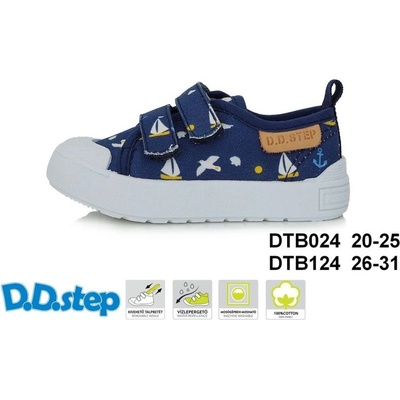 D.D.Step plátenky Yacht royal blue