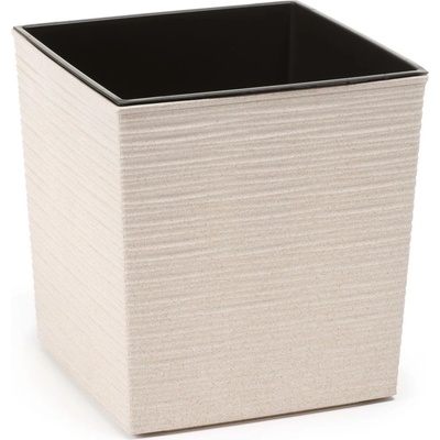 LAMELA květináč JUKA ECO DLUTO 300 x 300 mm 310 mm bílý