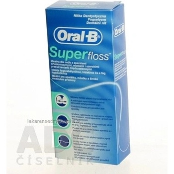 Oral-B Super floss zubná niť na 50 použití