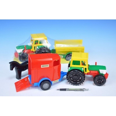 Wader Traktor s vlečkami 38 cm s konom
