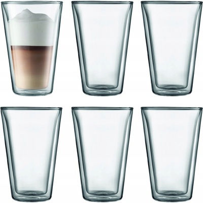 Bodum Sklenice na kávu 3 x 400 ml