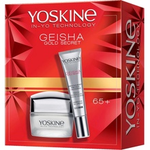 Yoskine, Geisha Gold Secret denný a nočný krém 65+ 50 ml + očný krém 15 ml