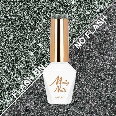 Molly Nails gél lak Flashing Lights Extreme HEMA/Di-HEMA Free 8 g Nr 566