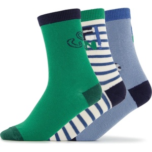 LIEWOOD Детски спортни чорапи LIEWOOD Kid's Silas Socks 3-Pack Sports socks - Fun / Beach Blue Mix - размер 19-21 (EU) (207-1062-0116)