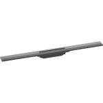 Hansgrohe RainDrain Flex регулируем капак за сифон за душ, черен - матиран хром, 80 см (56044340)